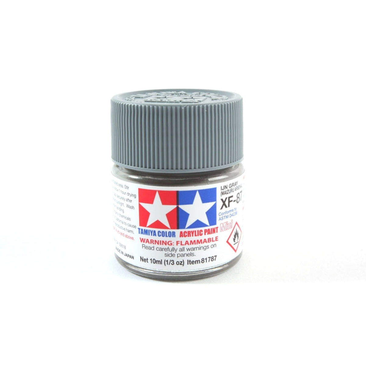 Tamiya Acrylic XF-87 IJN Grey (Maizuru Arsenal) Mini Bottle 10mL (1/3oz)