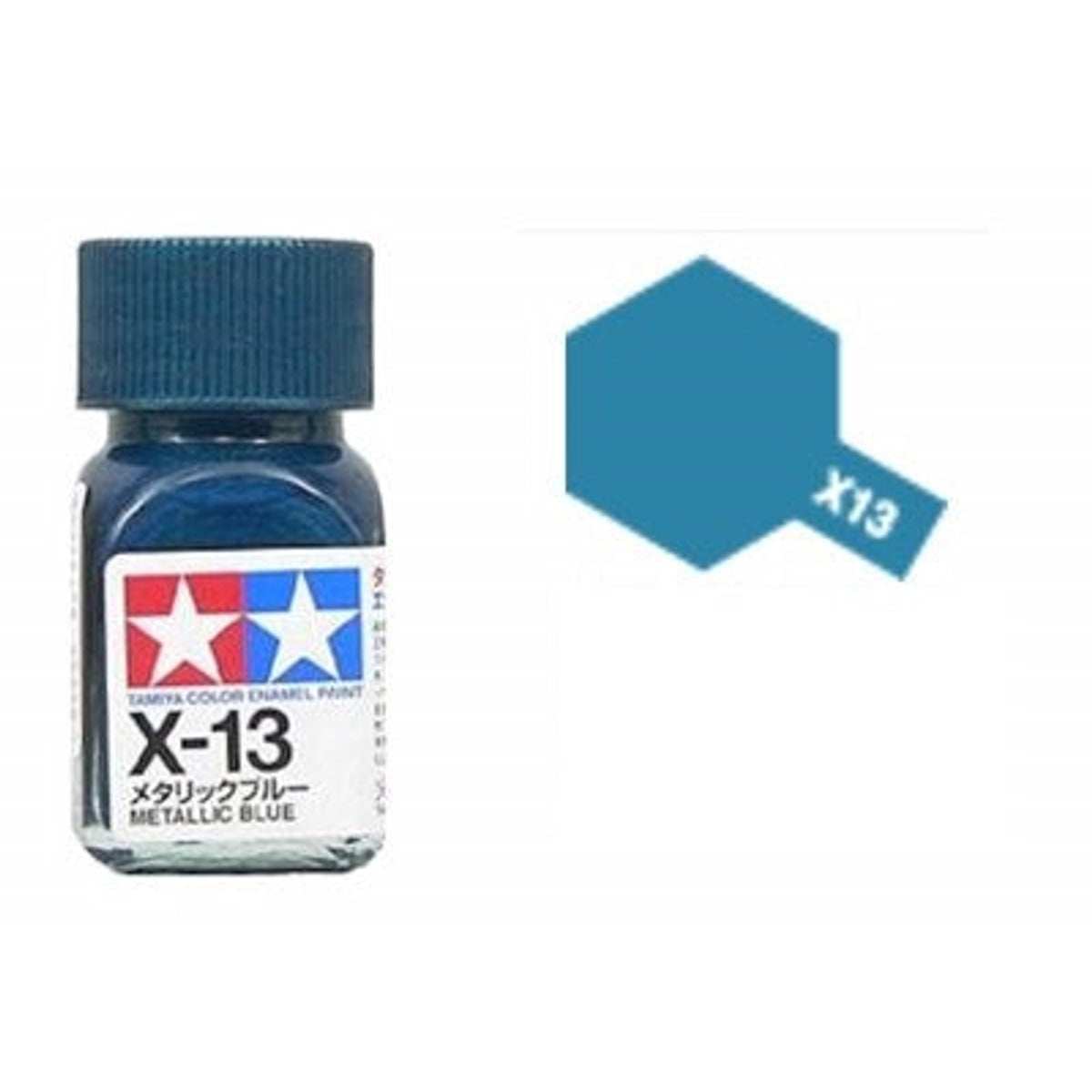Tamiya Enamel EX-13 Metallic Blue Mini Bottle 10mL (1/3oz)