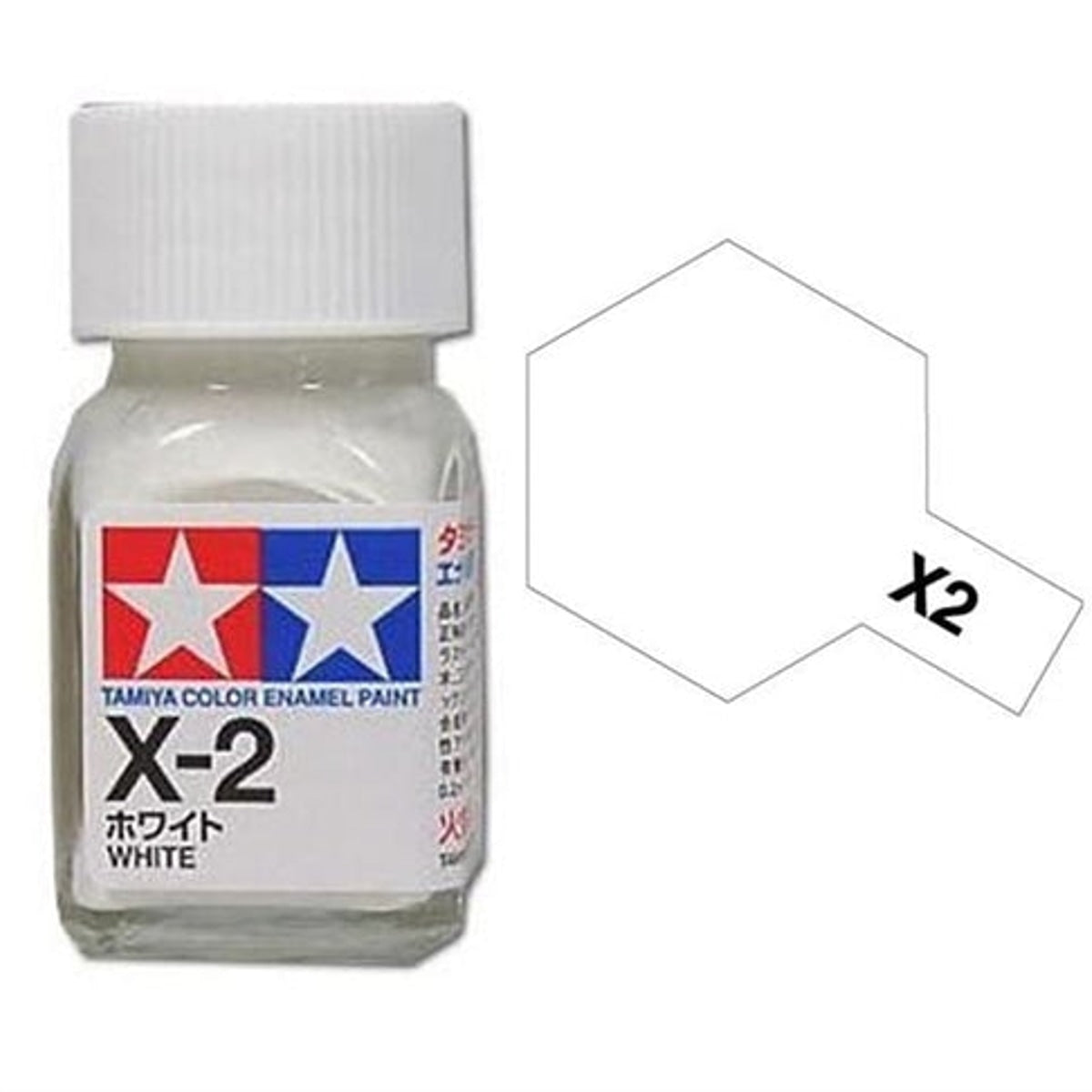 Tamiya Enamel EX-2 White Mini Bottle 10mL (1/3oz)