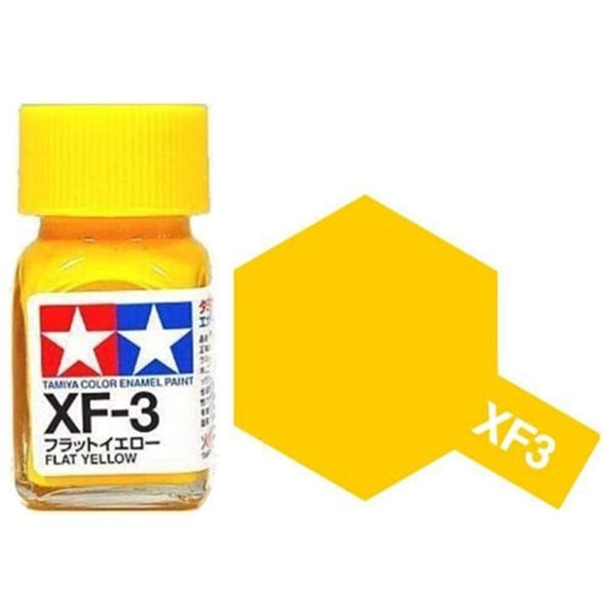 Tamiya Enamel EXF-3 Flat Yellow Mini Bottle 10mL (1/3oz)