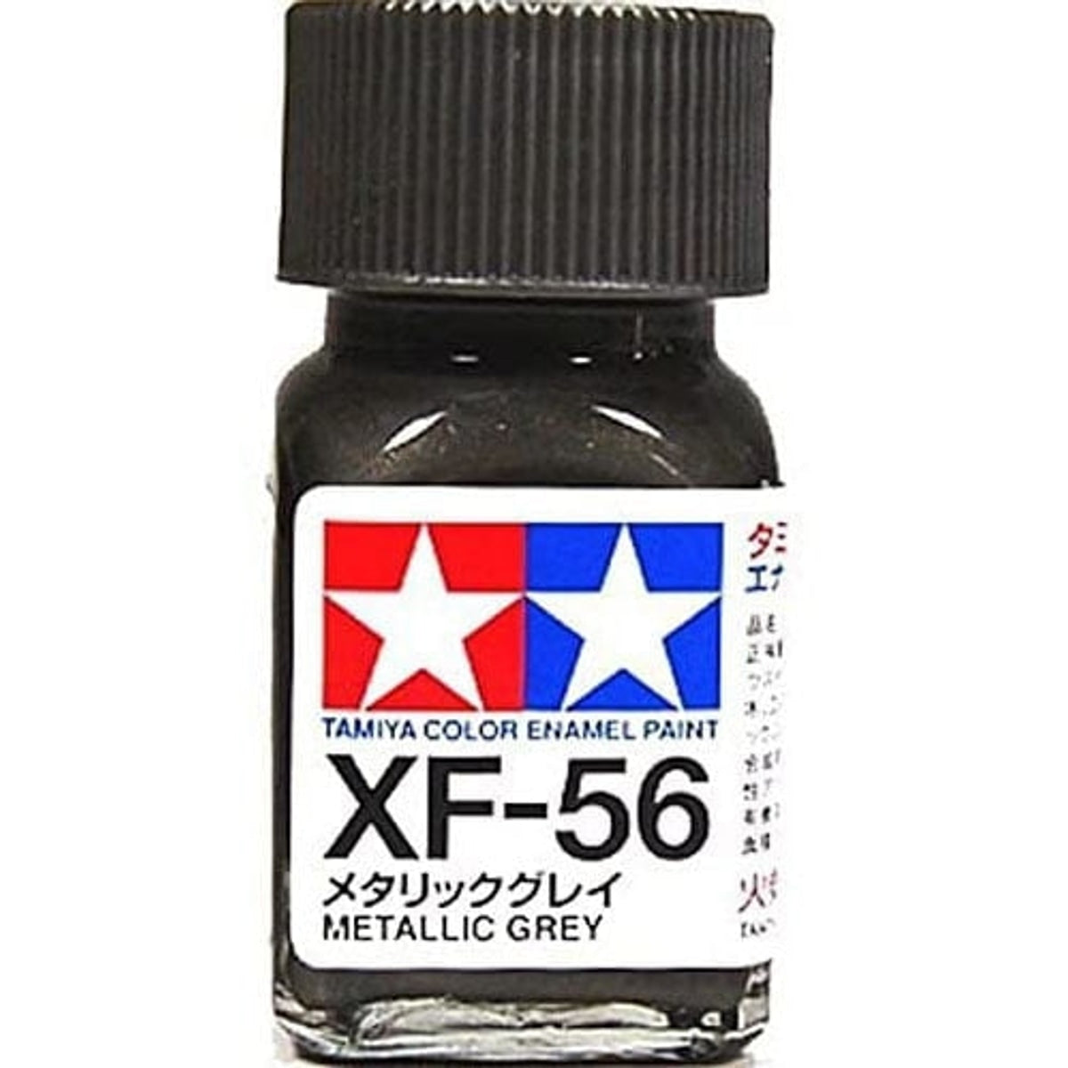 Tamiya Enamel EXF-56 Flat Metallic Grey Mini Bottle 10mL (1/3oz)