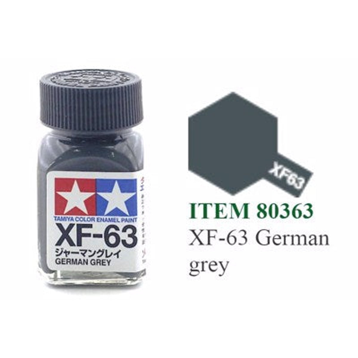 Tamiya Enamel EXF-63 Flat German Grey Mini Bottle 10mL (1/3oz)
