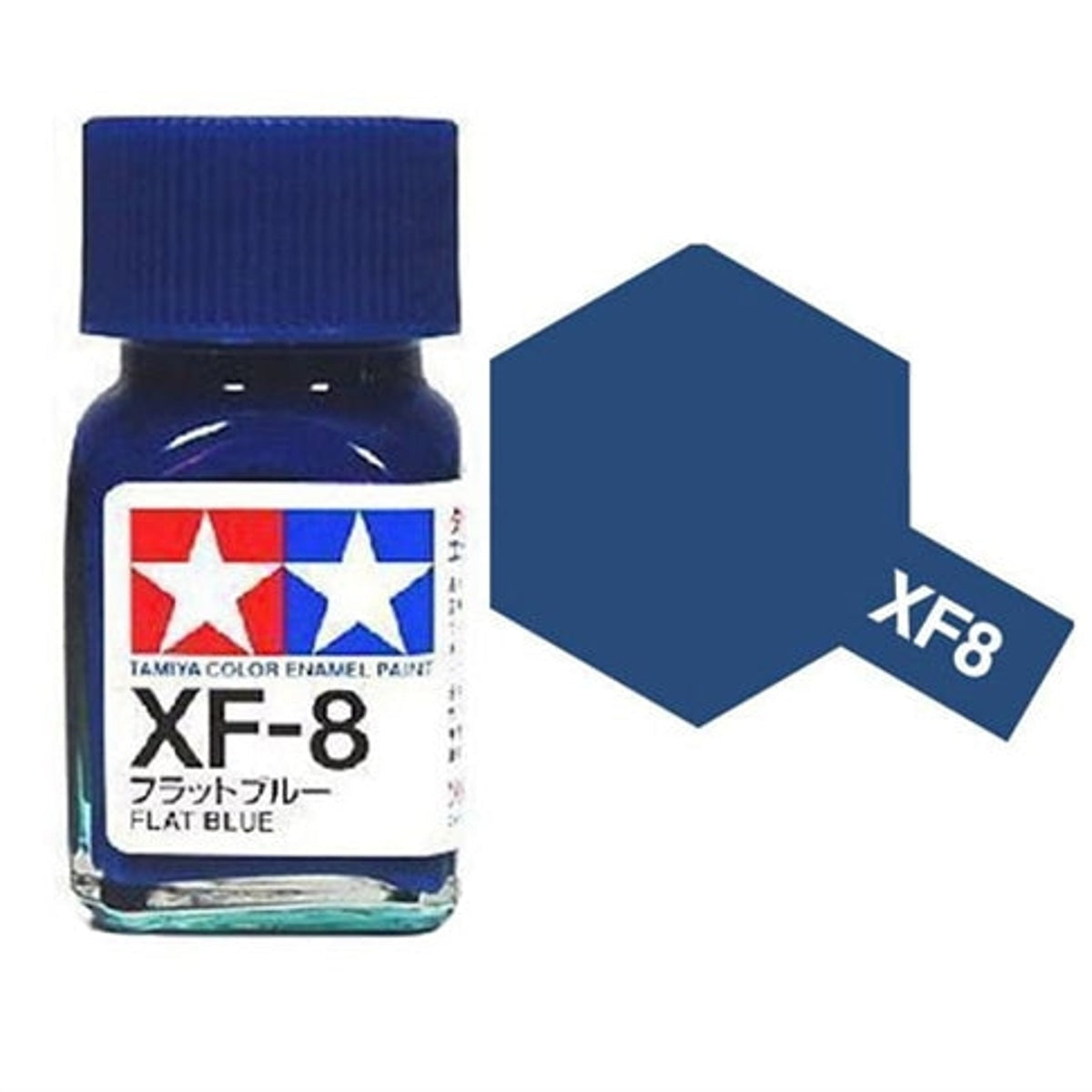 Tamiya Enamel EXF-8 Flat Blue Mini Bottle 10mL (1/3oz)