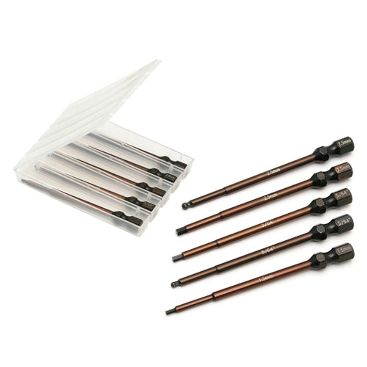 Team Associated FT 1/4" Drive Power Tool Tip Set (5)