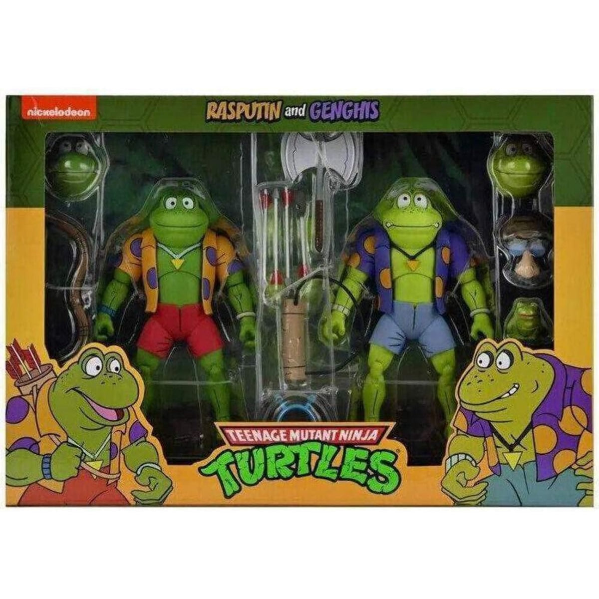 Teenage Mutant Ninja Turtles 2pk Genghis & Rasputin Frog 2pk Action Figure