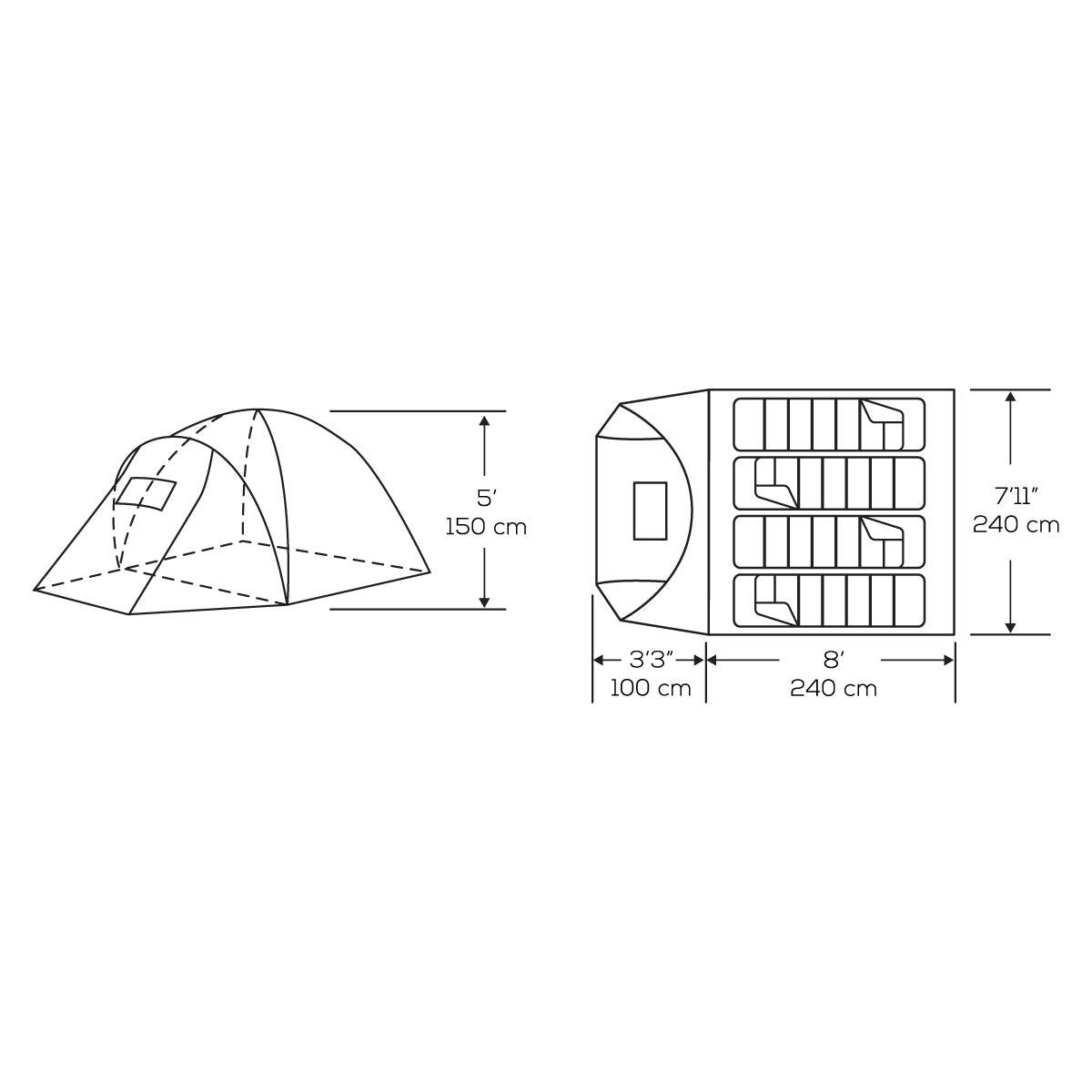 Tekarra 4 Tent - Uncle Mike's Outdoors and More!