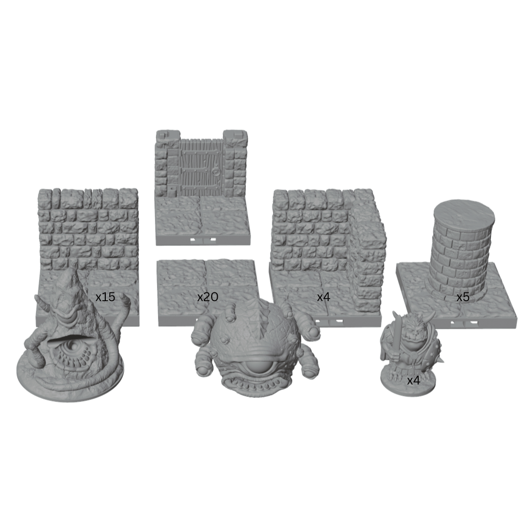 Boss Arena 10x10 Open Dungeon Room – Dragonlock 28mm
