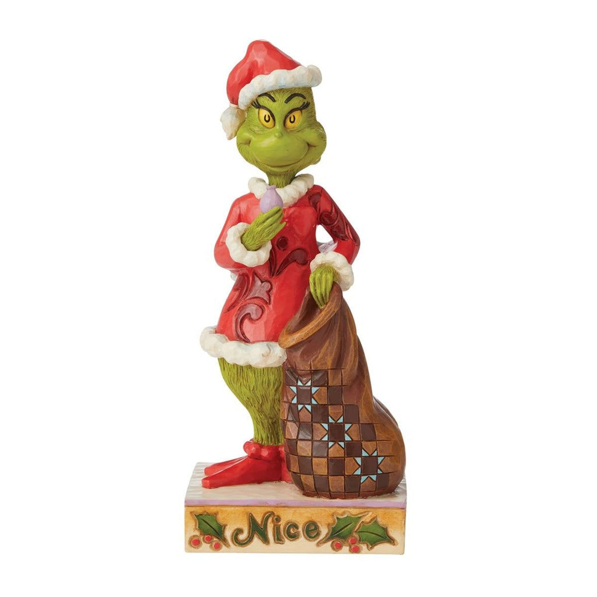 The Grinch Naughty & Nice Two Sided Jim Shore