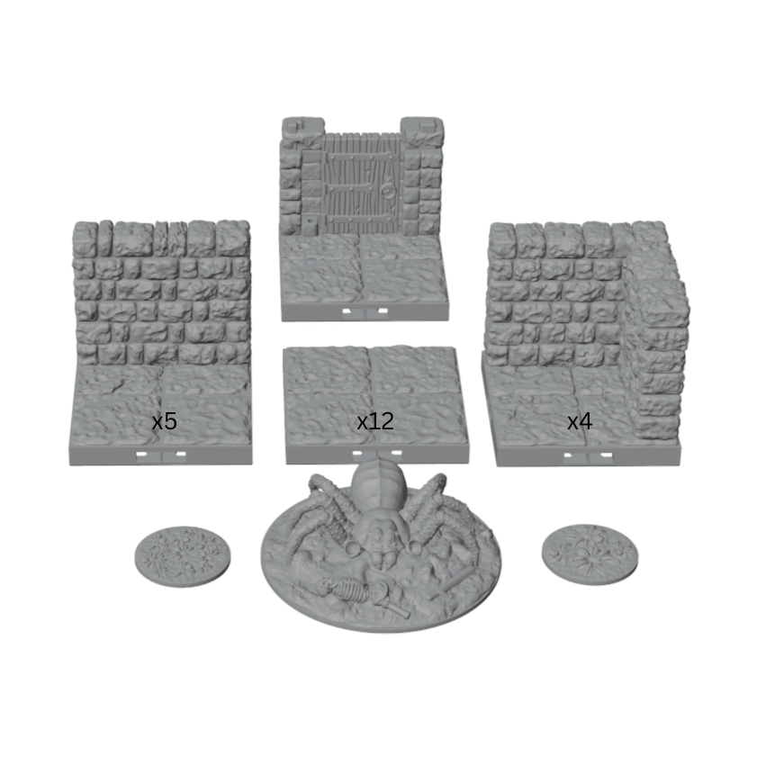 Spider Nest Infested Room 6x8 – Dragonlock 28mm Terrain