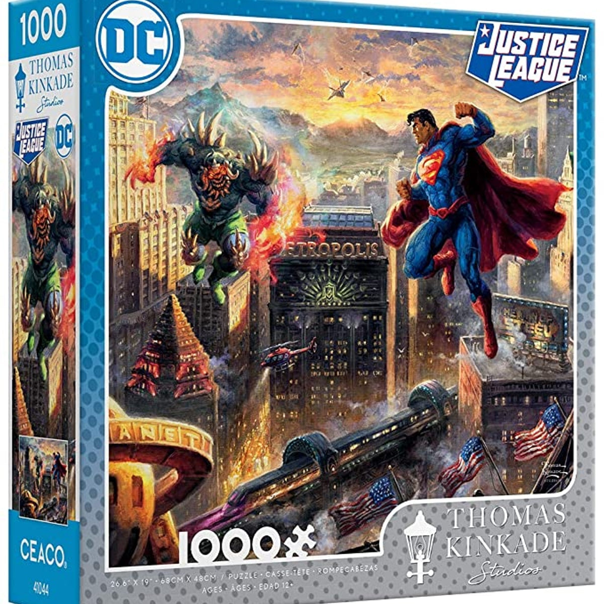 Thomas Kinkaid - Superman vs. Doomsday 1000pc Puzzle