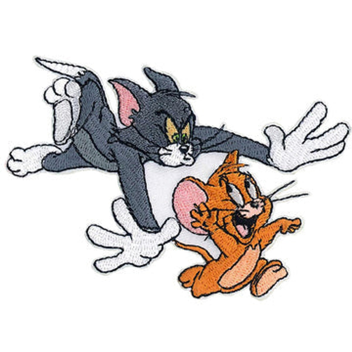 Tom & Jerry Tom Chasing Jerry 4.25"x3" Patch