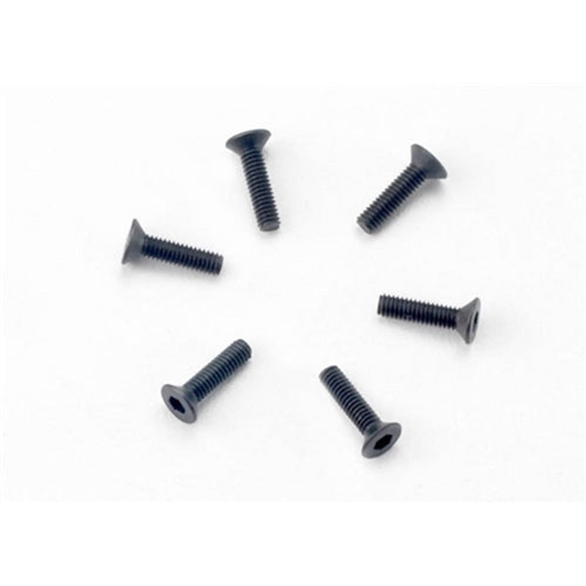 Traxxas 2523 2.5x10mm Countersunk Machine Screws (Hex Drive) (6) NIB