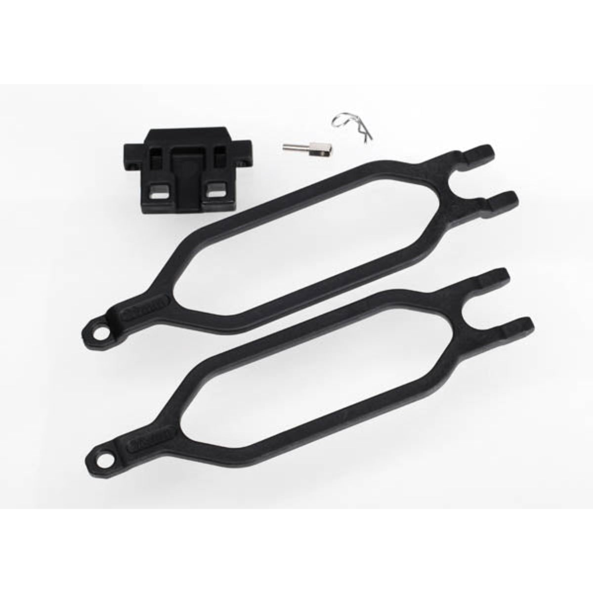 Traxxas 6727 Hold Down Battery Hold down Retainer Battery Post Angled Body Clip NIB