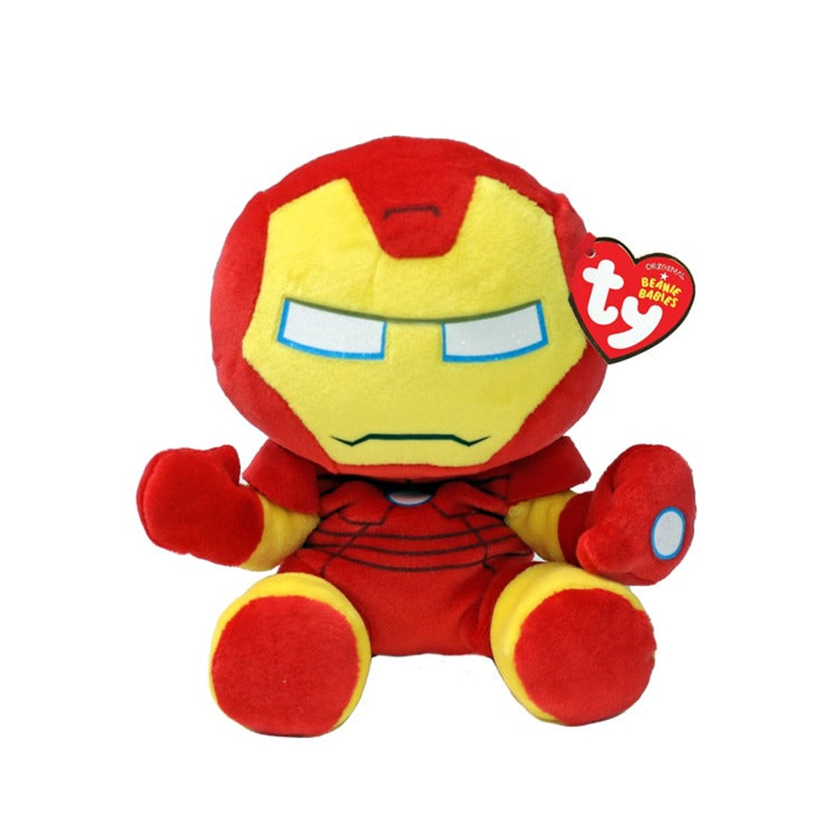 Ty Iron Man Floppy Plush 8"