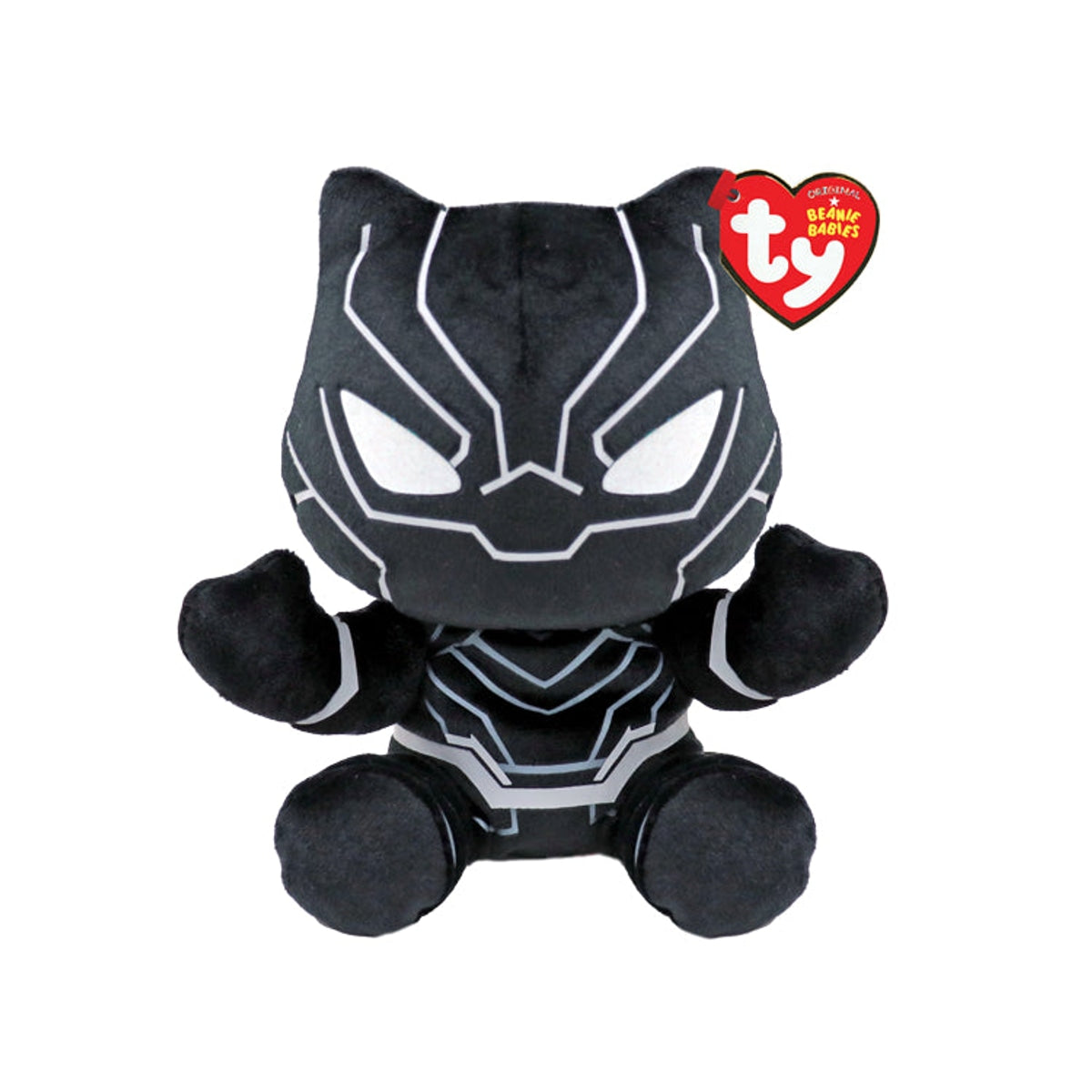 Ty Marvel Black Panther Floppy Plush 8"