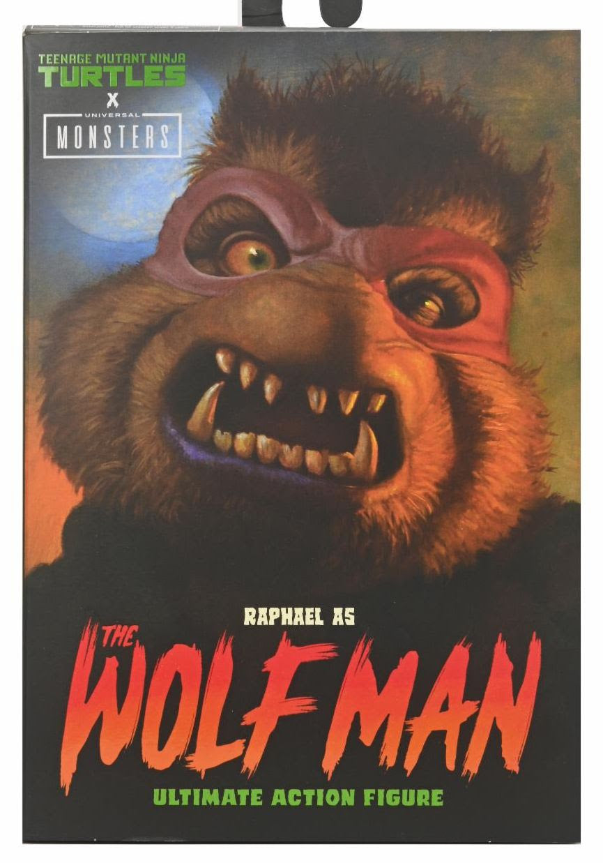 Universal Monsters x Teenage Mutant Ninja Turtles Ultimate Raphael as The Wolfman