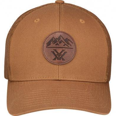 Vortex Three Peaks Cap Leather Patch - Caramel