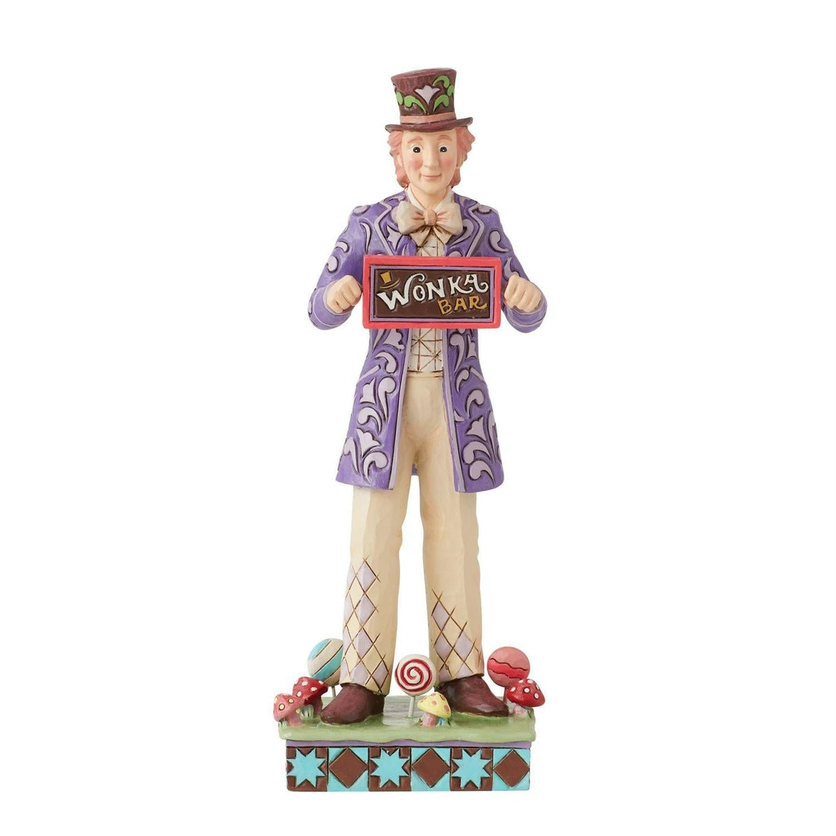 Willy Wonka with Rotating Chocolate Bar Jim Shore