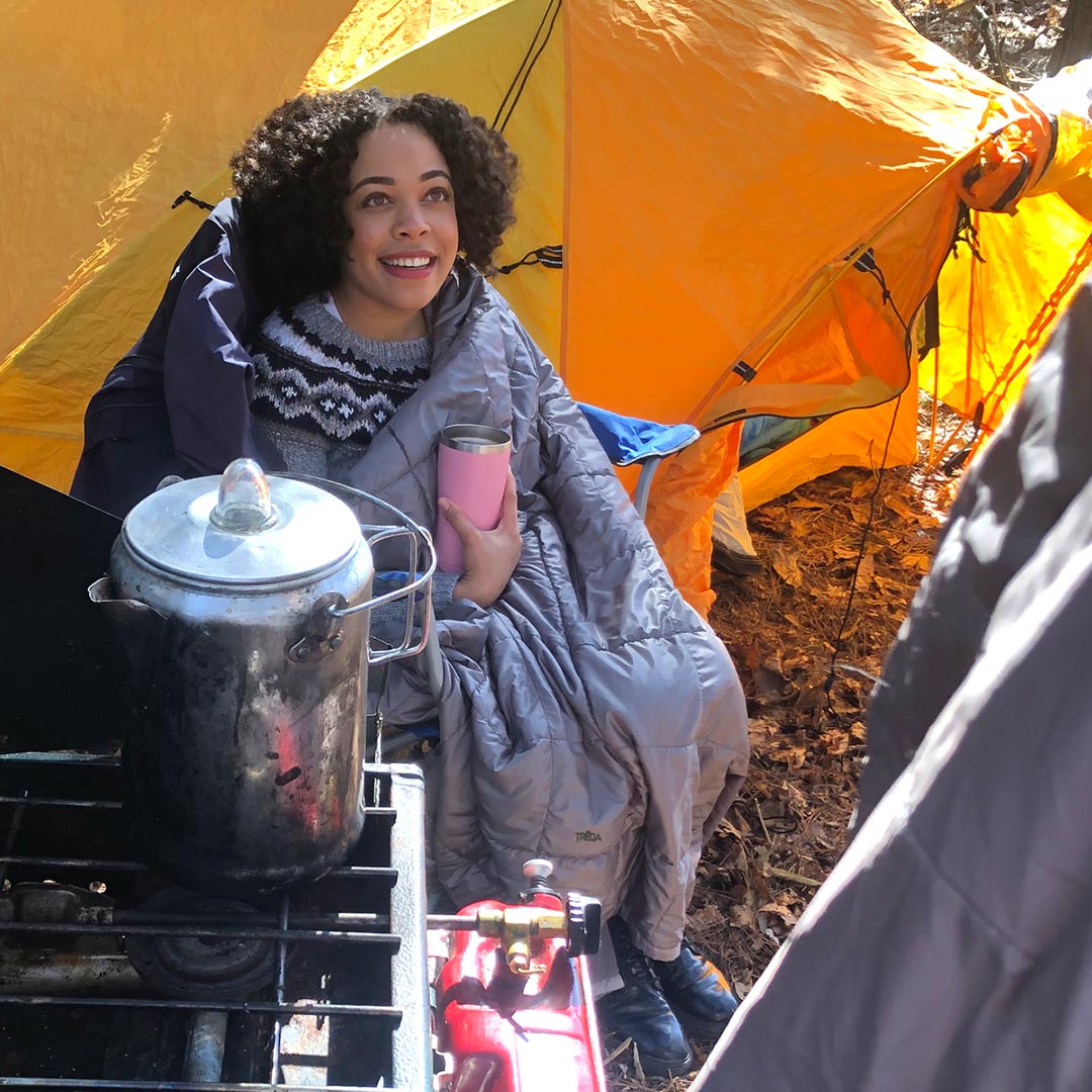 Large Packable Camping Blanket