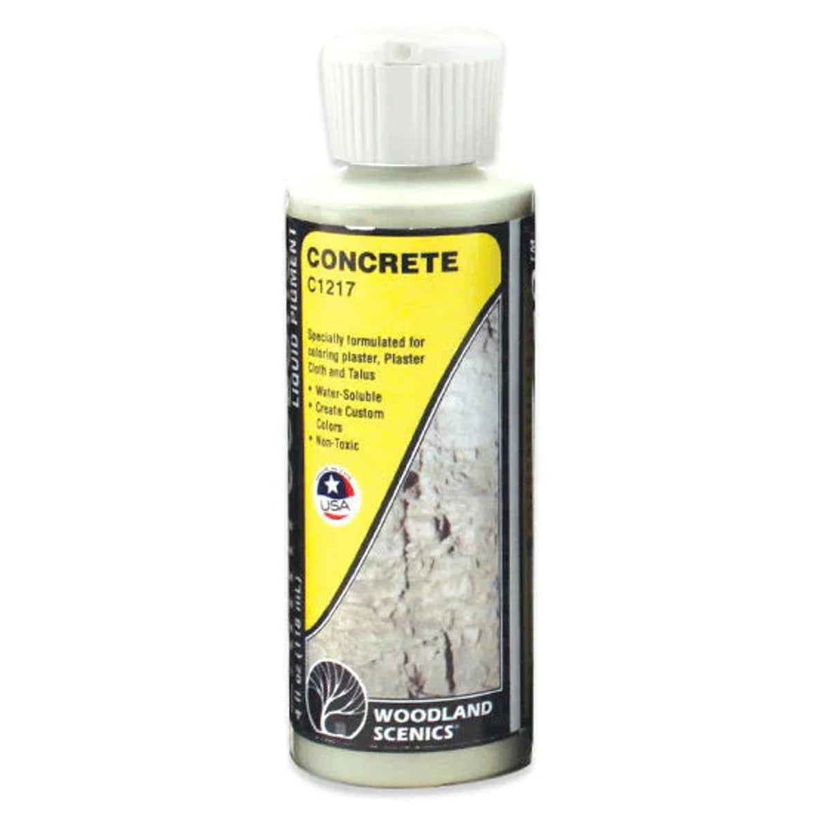 Woodland Scenics Earth Colors Liquid Pigment Concrete 4oz 118mL Bottle