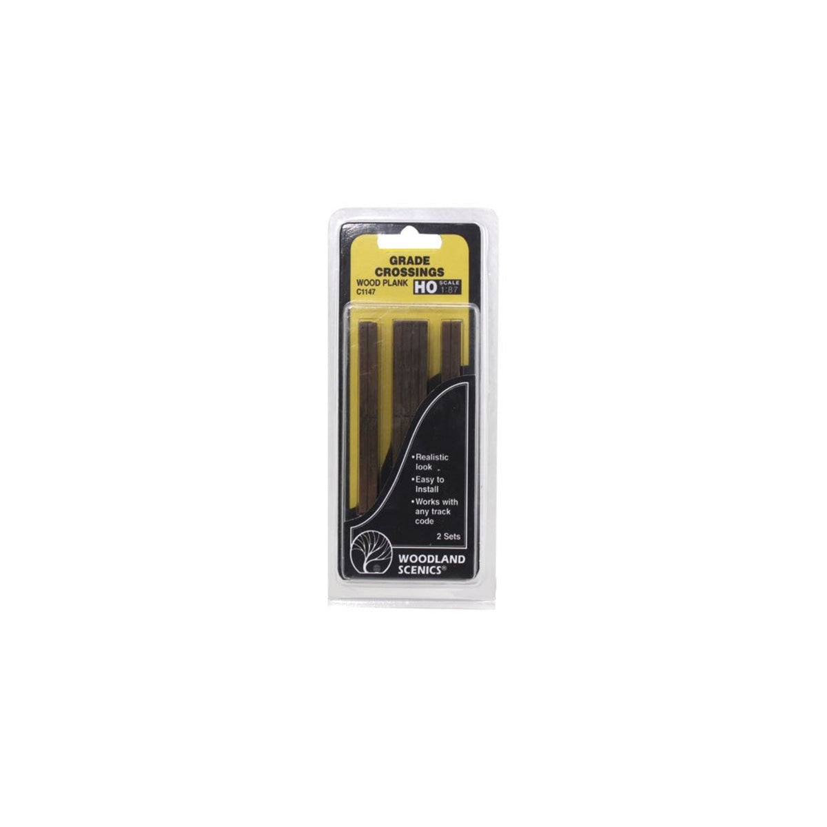 Woodland Scenics Grade Crossings Wood Plank Pkg of 2