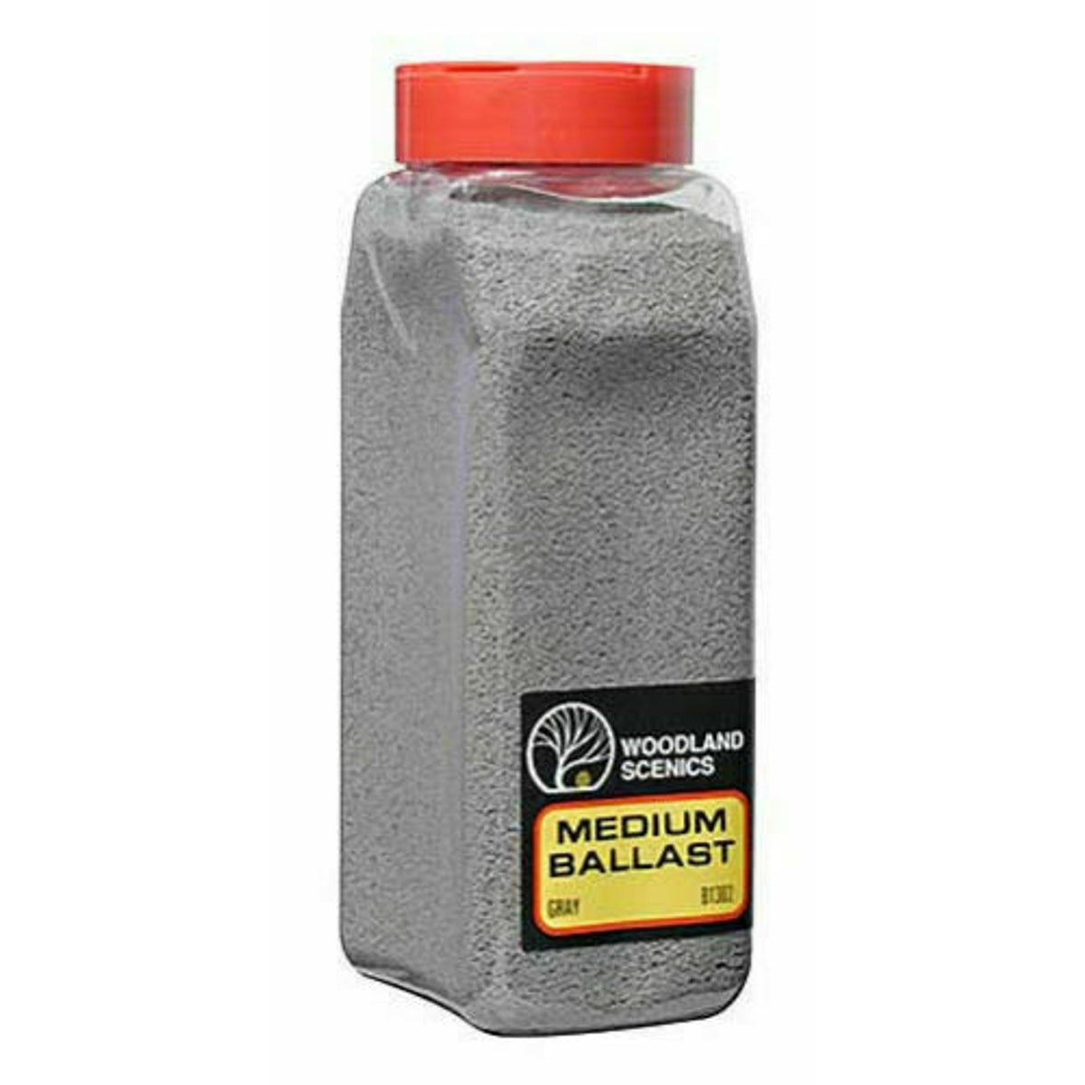 Woodland Scenics Medium Ballast Gray Shaker 57.7 in3 (945 cm3)