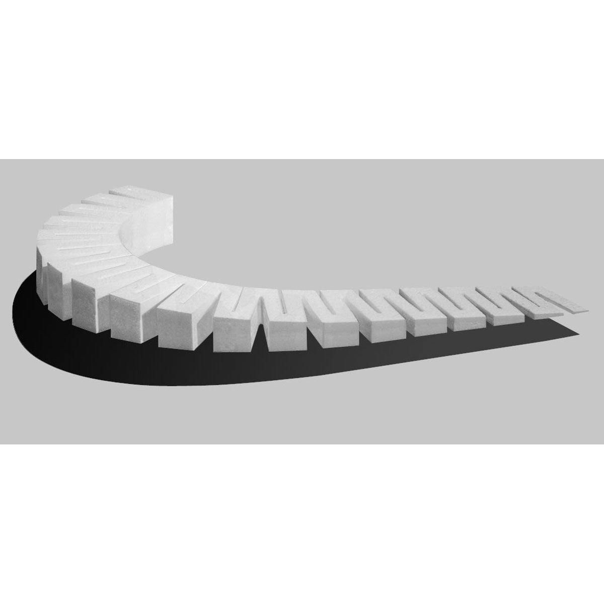 Woodland Scenics ST1413 HO Incline / Decline Starters 4% Pkg of 4