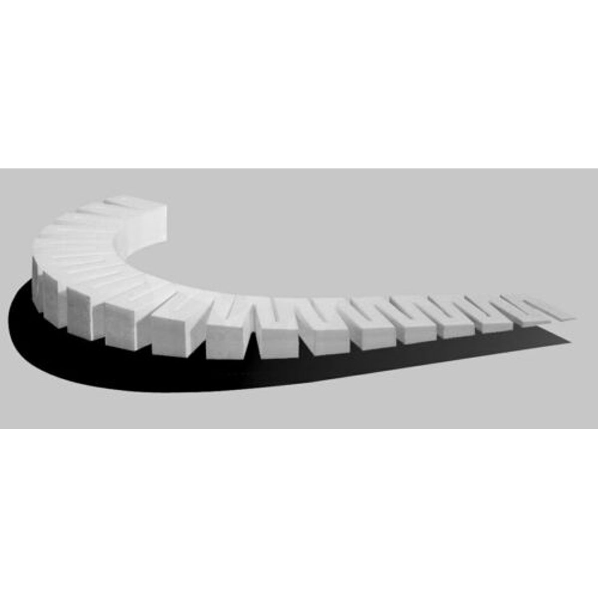 Woodland Scenics ST1415 HO Incline / Decline Starters 3% Pkg of 6