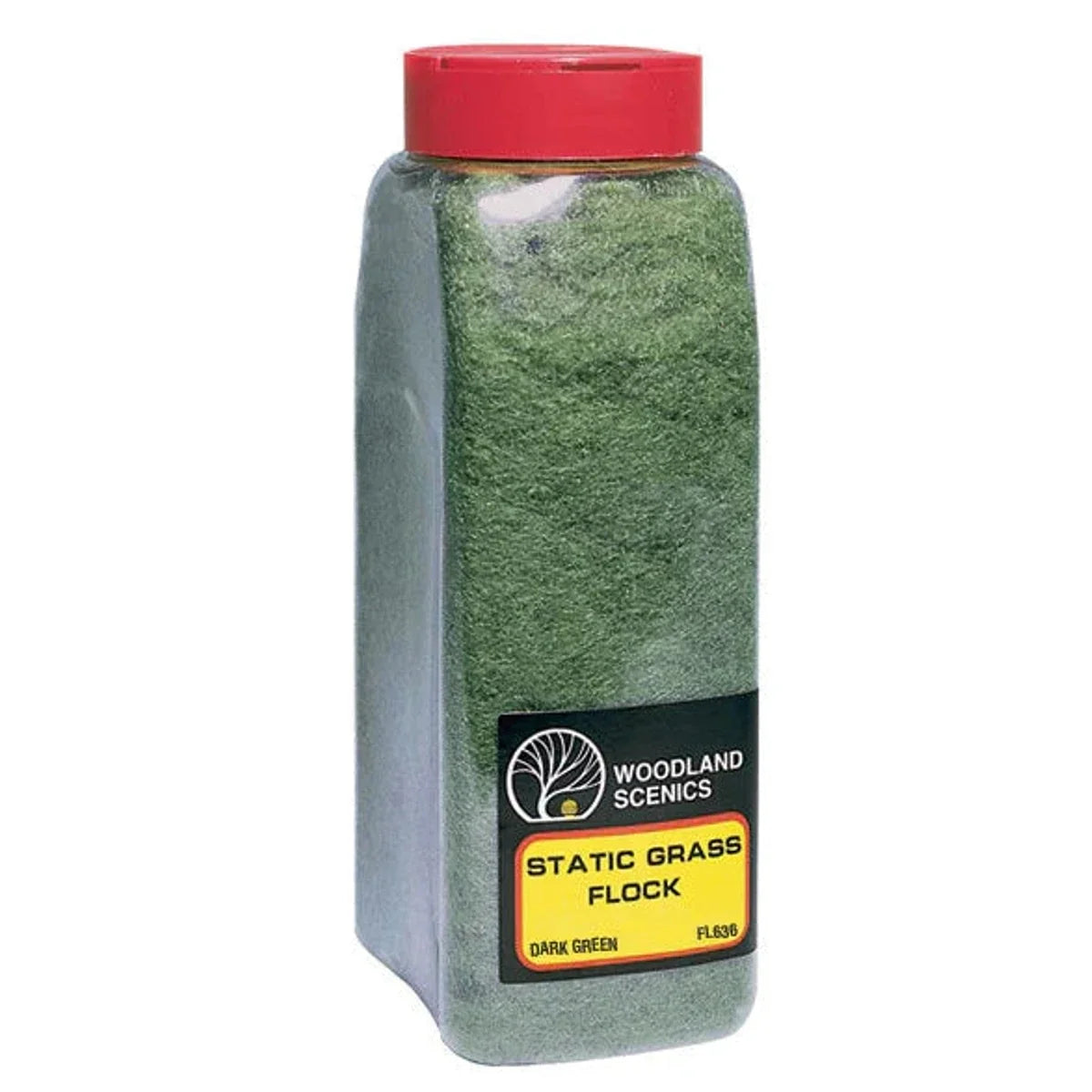 Woodland Scenics Static Grass Flock Dark Green Shaker 57.7 in3 (945 cm3)