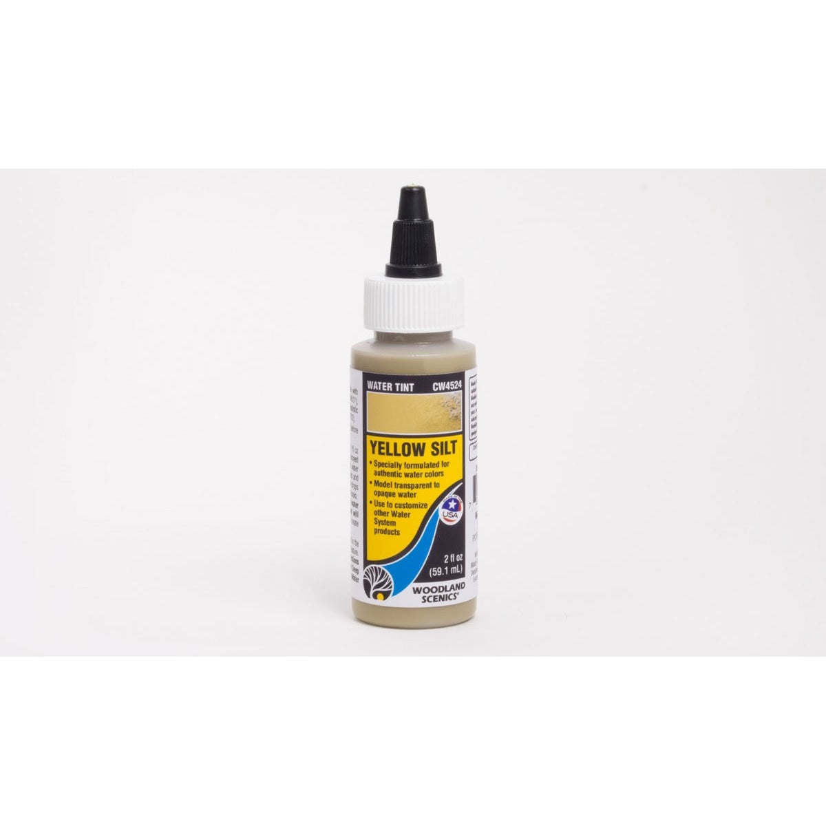 Woodland Scenics Water Tint Water System Yellow Silt 2oz 59.1mL