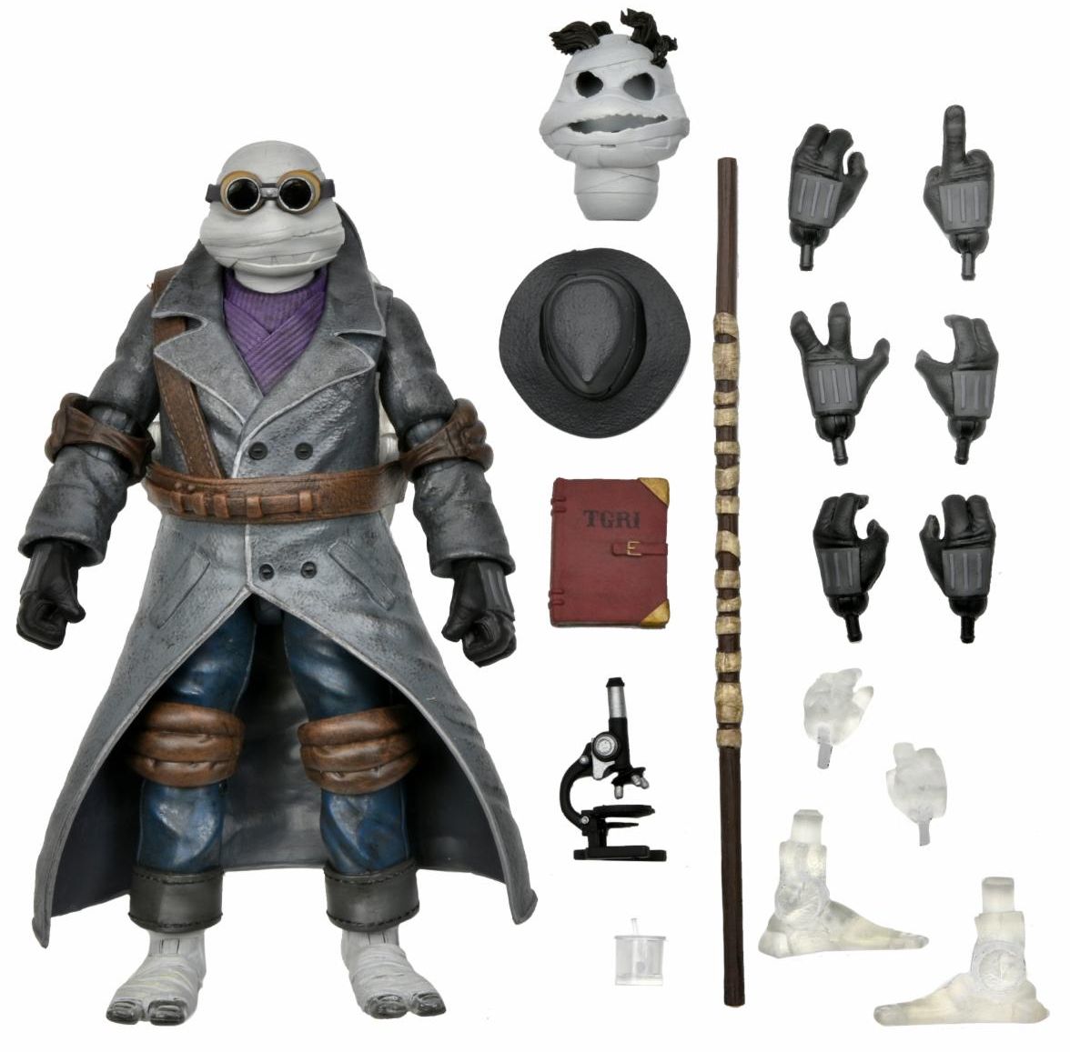 Neca - Universal Monsters x Teenage Mutant Ninja Turtles - Ultimate Donatello as The Invisible Man