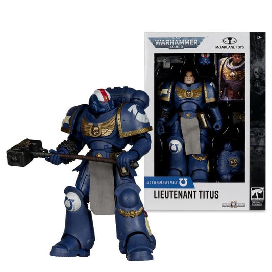 Warhammer 40,000: Space Marine 2 Ultramarines Lieutenant Titus Action Figure