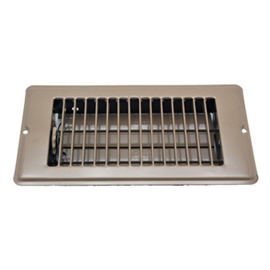 #013-626 – Floor Register, Brown, 4″ x 8″