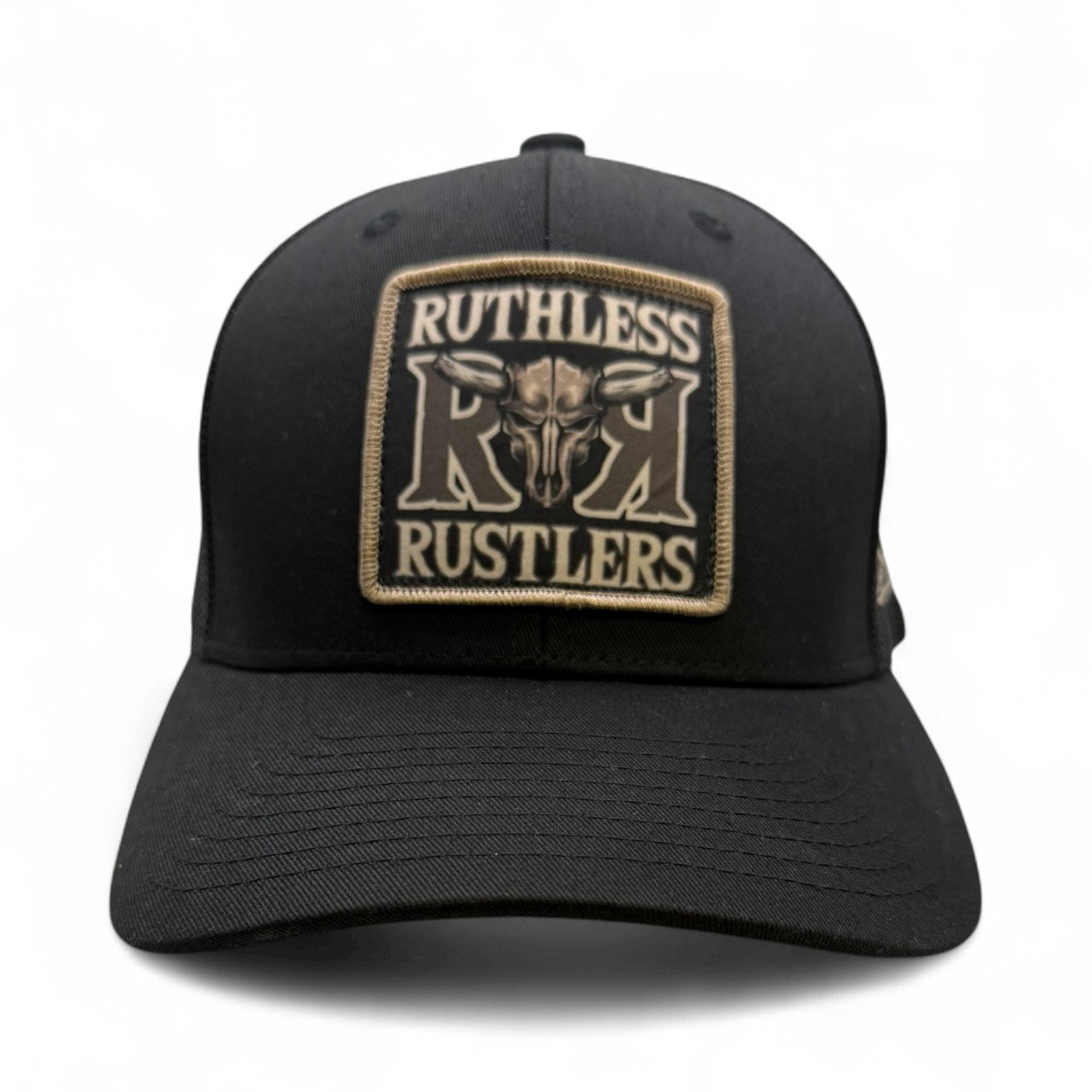 Ruthless Rustlers RR Bold Trucker Cap | Black