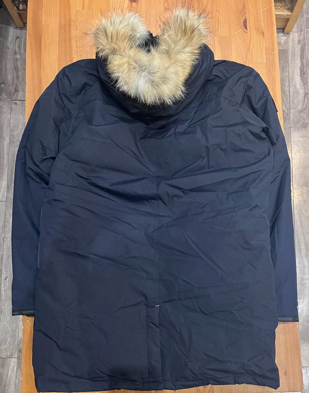 Outdoor Survival Canada Men's Nevluk UC -20°C Urban Down Parka - Large, Cold Lake Blue - ON DISPLAY