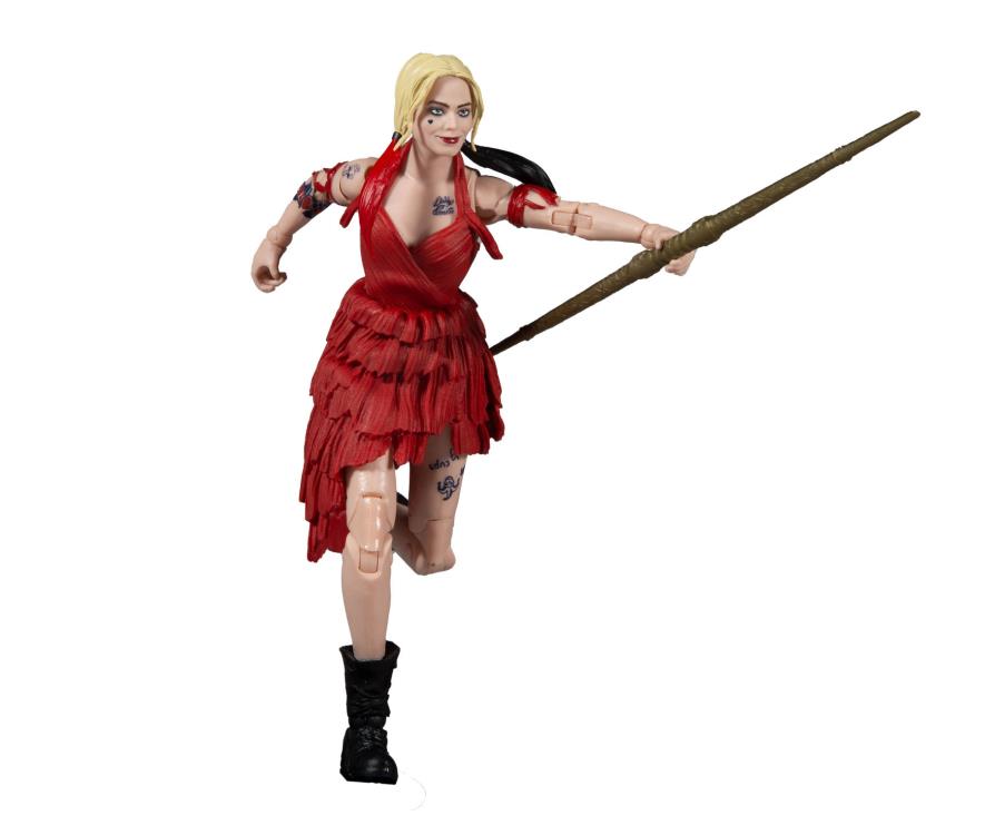 The Suicide Squad DC Multiverse Harley Quinn Action Figure (Collect to Build: King Shark)