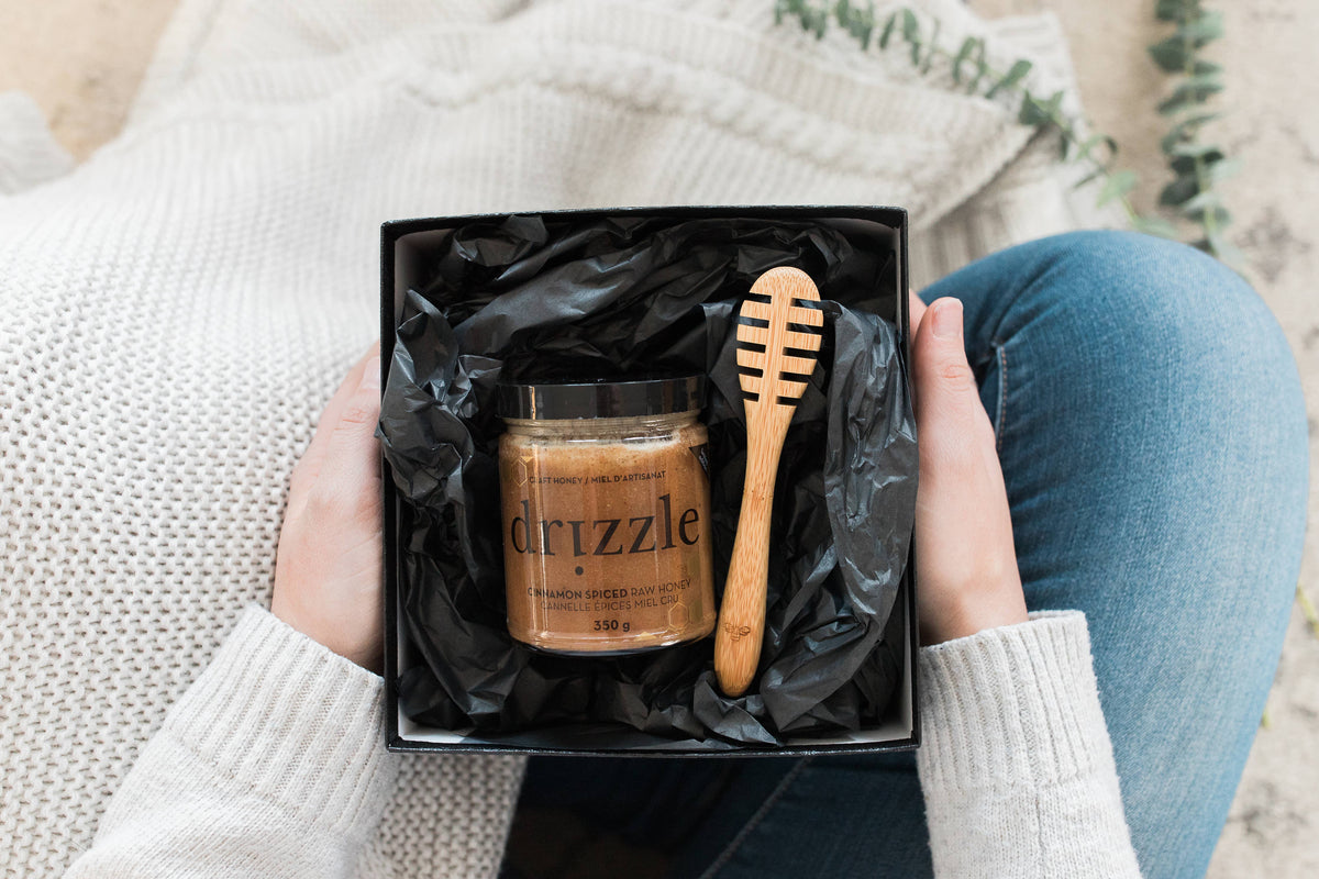 Drizzle Honey Cinnamon Spiced Raw Honey – 350 g