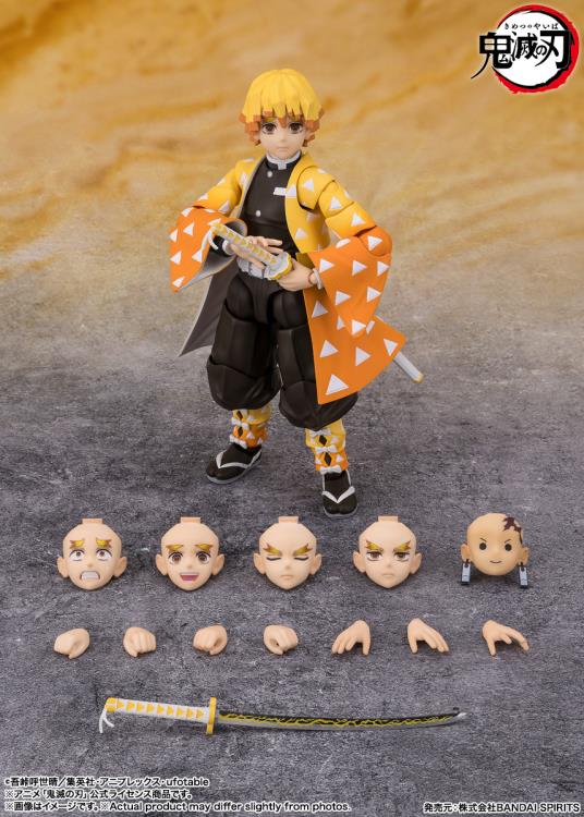 Demon Slayer: Kimetsu no Yaiba S.H.Figuarts Zenitsu Agatsuma Action Figure