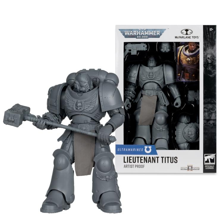 Warhammer 40,000: Space Marine 2 Ultramarines Lieutenant Titus (Artist Proof) Action Figure