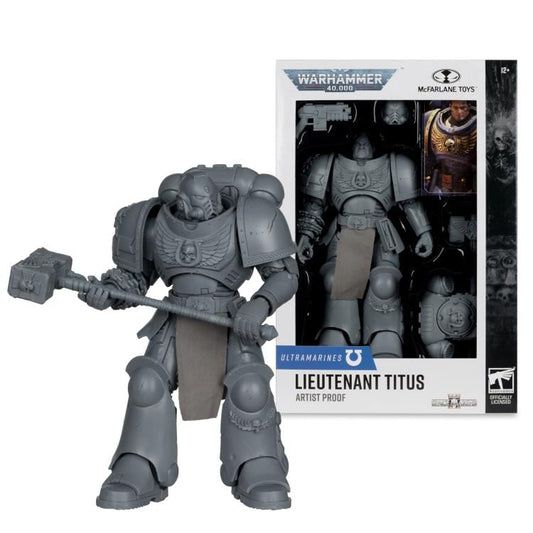 Warhammer 40,000: Space Marine 2 Ultramarines Lieutenant Titus (Artist Proof) Action Figure