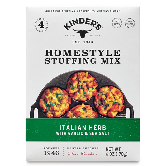 Kinder's Italian Herb Homestyle Stuffing Mix with Garlic & Sea Salt