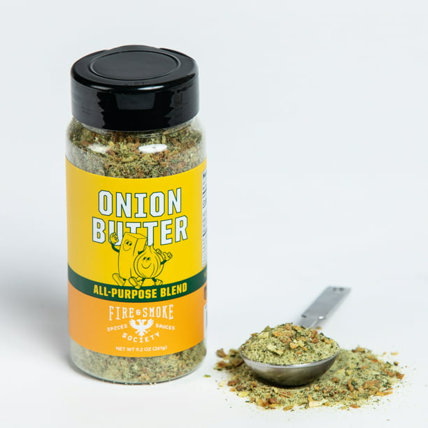 Fire & Smoke Society Onion Butter All Purpose Seasoning Blend, BBQ Rub, 9.2 oz