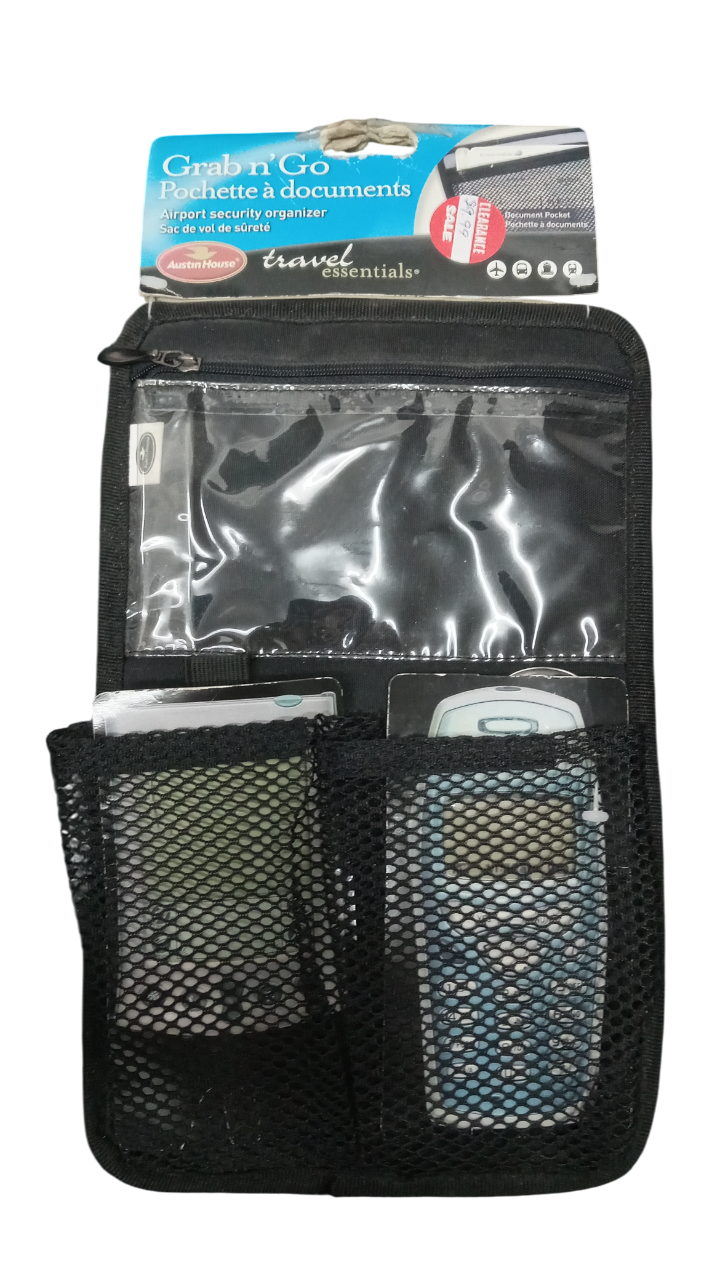 Austin House Grab n' Go Airport Security Organizer
