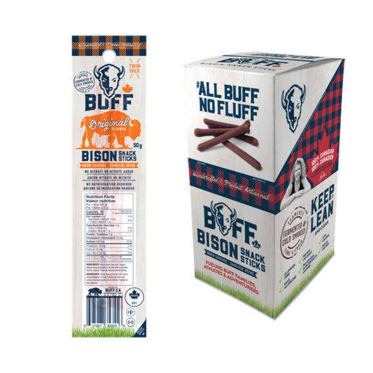 BUFF - Bison Snack Stick - Original (6 x 125g 60)
