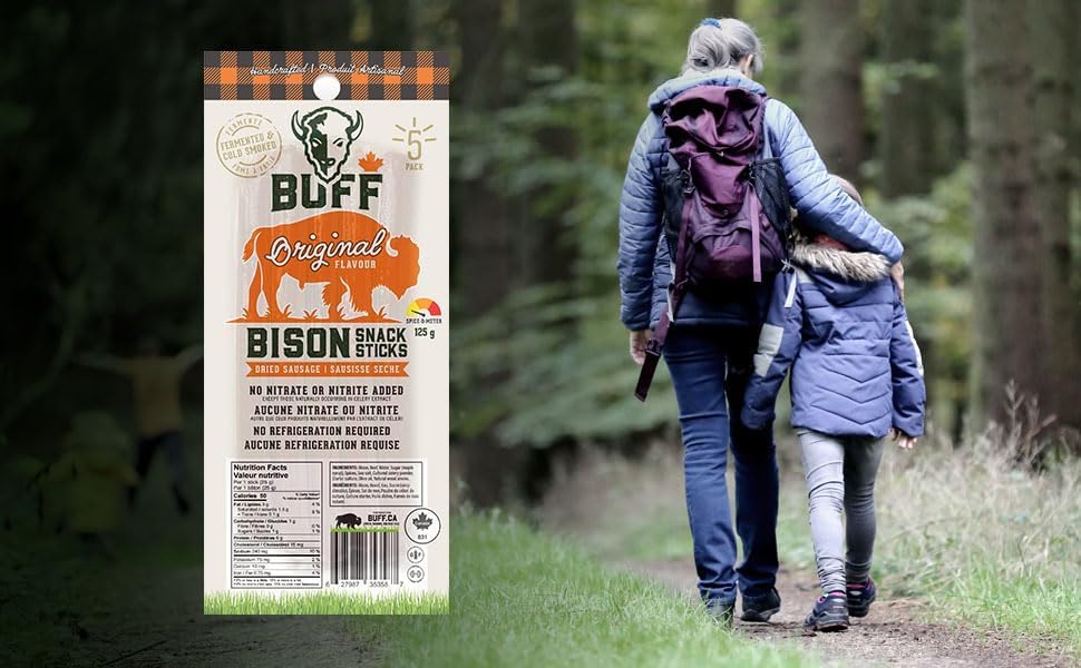 BUFF - Bison Snack Stick - Original (6 x 125g 60)