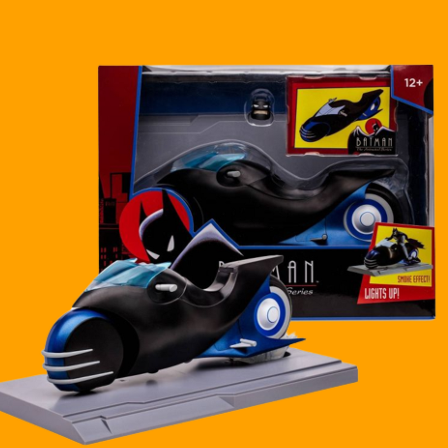 McFarlane Toys DC Comics Batman - The Animated Series Vehicle Batcycle Figure