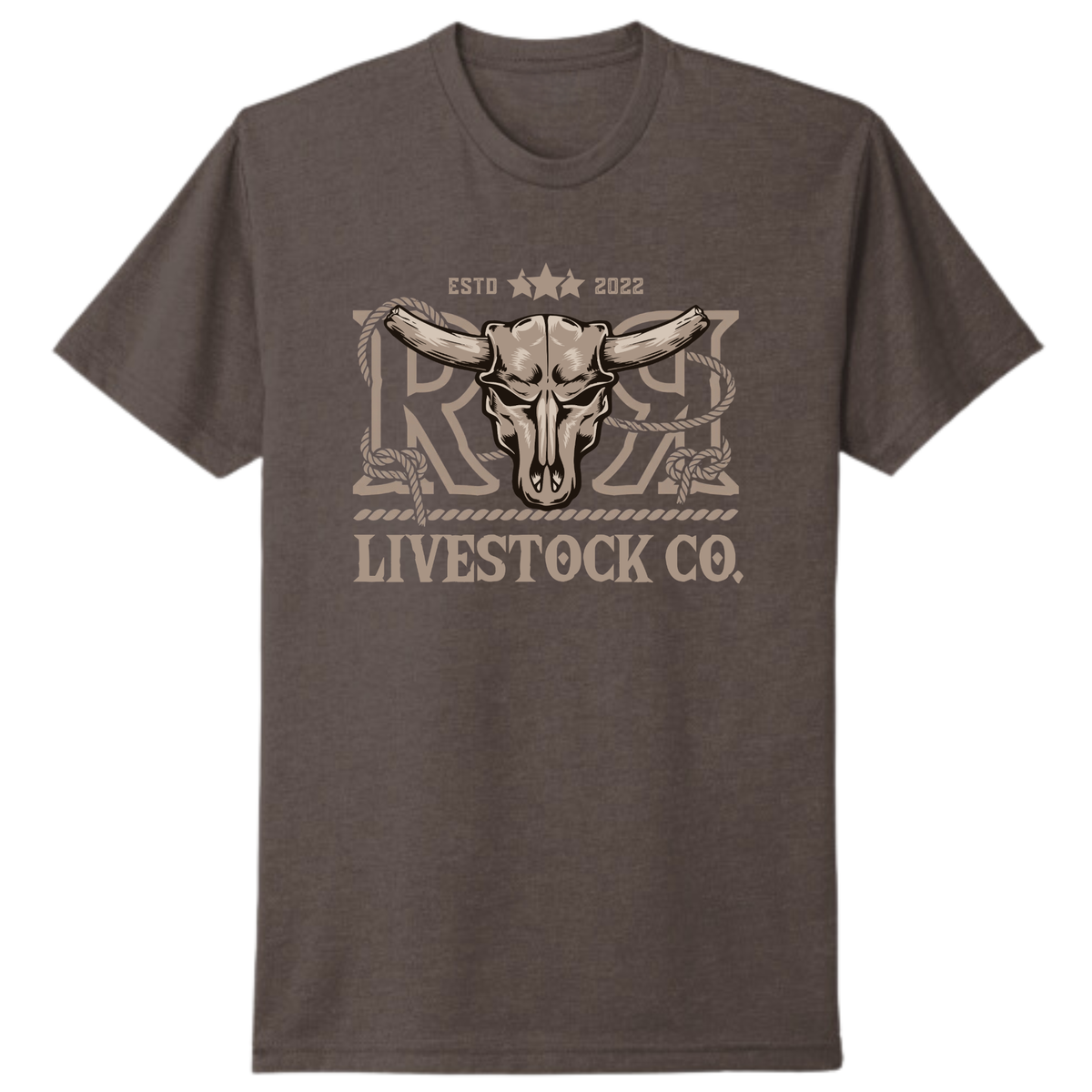 RR LIVESTOCK CO. T-SHIRT | Espresso