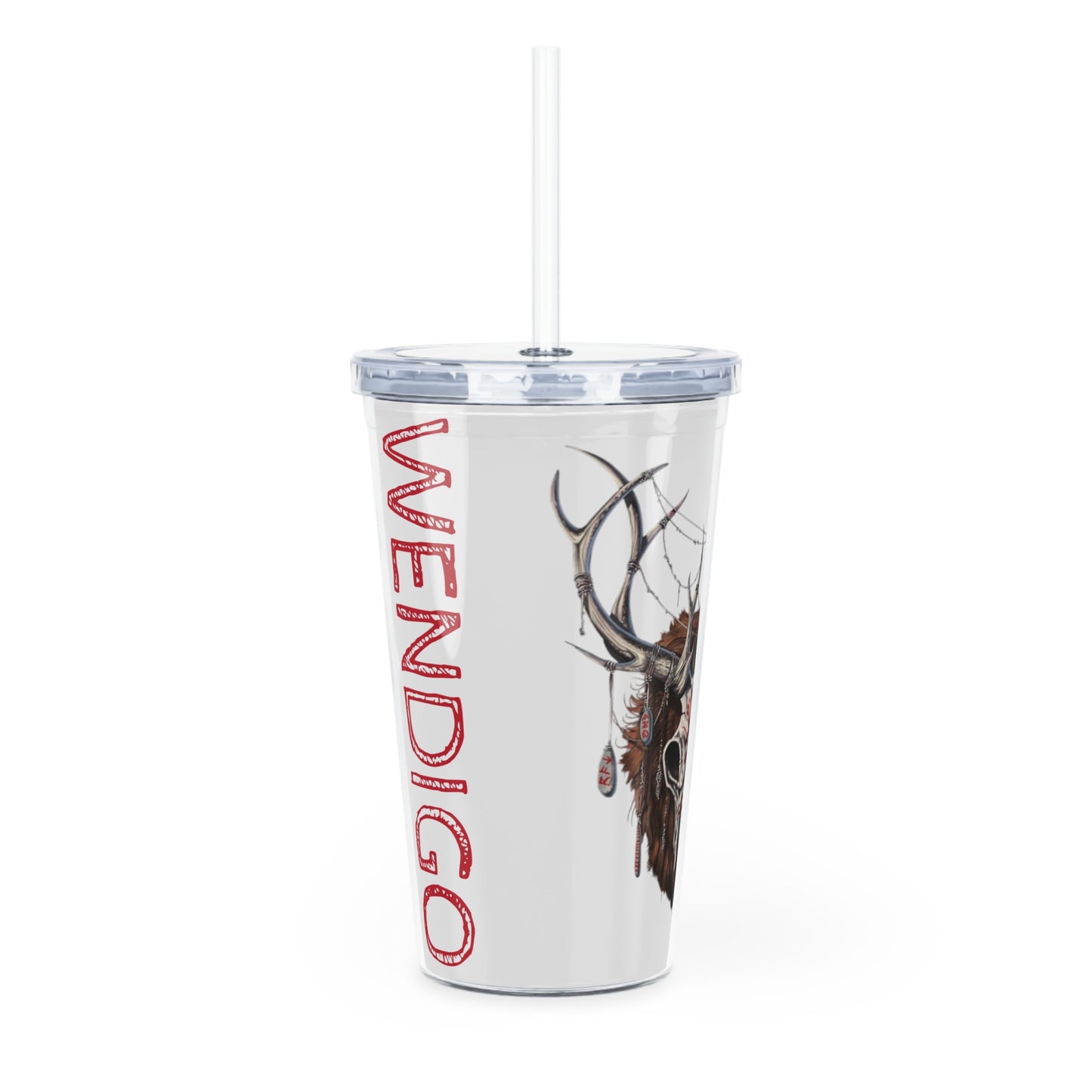 WENDIGO GEAR CO. Plastic Tumbler with Straw