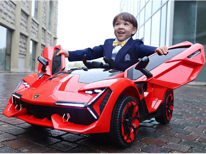 2026 Lamborghini Style 12V Kids Ride On Car With Remote Control
