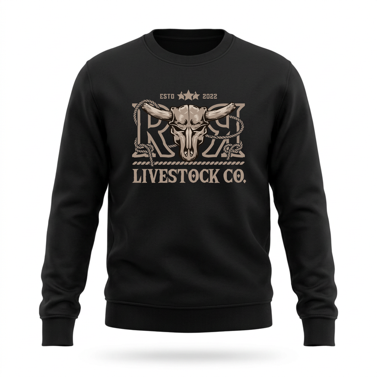 RR LIVESTOCK CO. SWEATSHIRT | Black